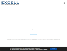 Tablet Screenshot of excellmetalspinning.com
